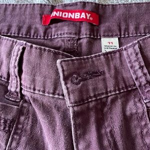 Union bay purple shorts